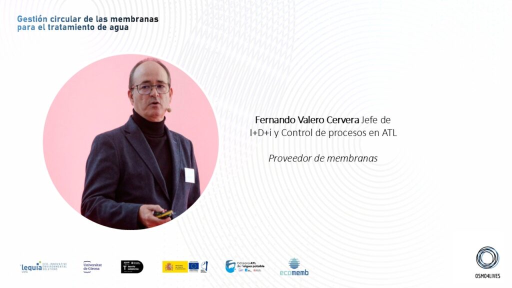 Membranes d'osmosi inversa regenerades. Aposta sostenible i circular